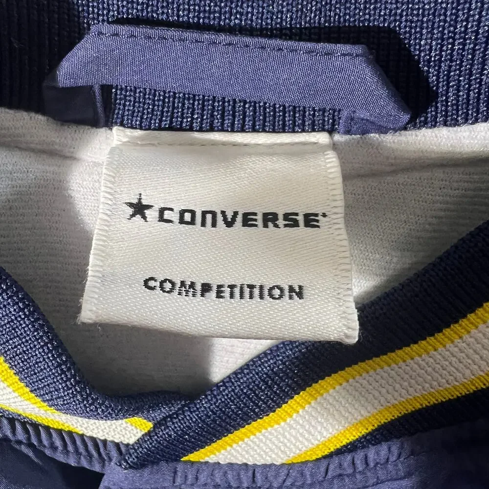 Converse Competition Kids Navy Snap Windbreaker Jacket 160